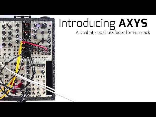 WMD AXYS STEREO CROSSFADER EURORACK MODULAR SYNTHESIZERS