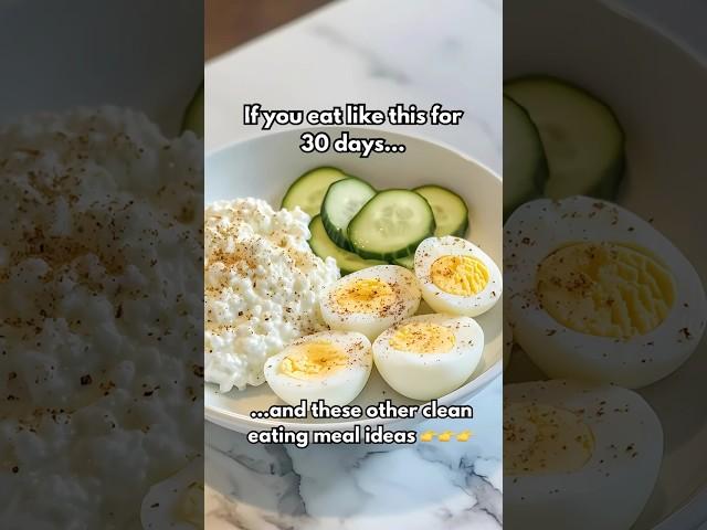 Eating clean food for 30 days… MIND BLOWING! #cleaneating #weightloss #healthyfood #fastic #first