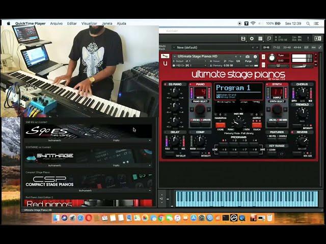 Kontakt - Ultimate Stage Pianos + Strymon Bluesky / BossDD7 - Vídeo Review | Piano Yamaha P125