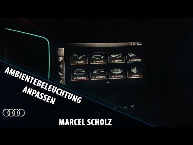 Adaptation ambient lighting in the Audi A1 | Marcel Scholz