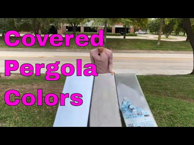 Pergola Cover Colors: Bronze vs. Clear vs. Ice White (What's Best For You?)