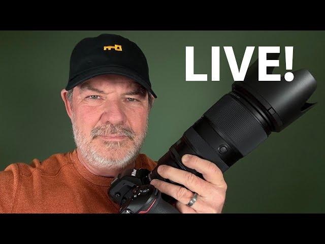 My New Lens and other Camera Talk • LIVE!