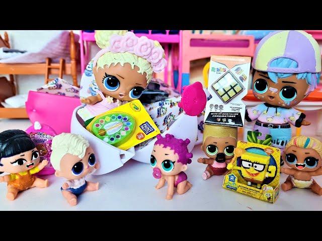 5 SURPRISES! NEW TOYS FOR KIDS LOL in kindergarten lol surprise dolls cartoons DARINELKA