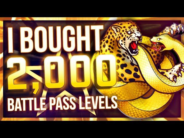 I BOUGHT 2000 BATTLE PASS LEVELS (BIG PROFIT?!)