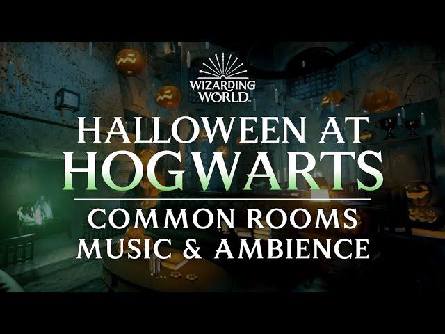 Harry Potter Music & Ambience | Halloween at Hogwarts - Common Rooms, .with ASMR Weekly