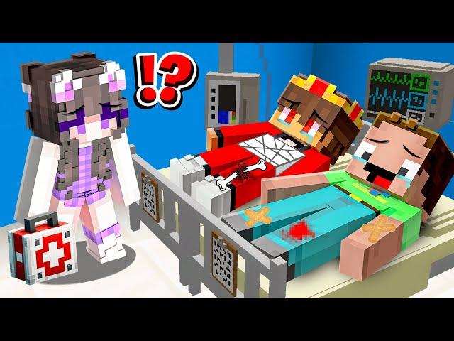 Semlaki und Billy BRECHEN ihre KNOCHEN und Nelly HILFT IHNEN in Minecraft!