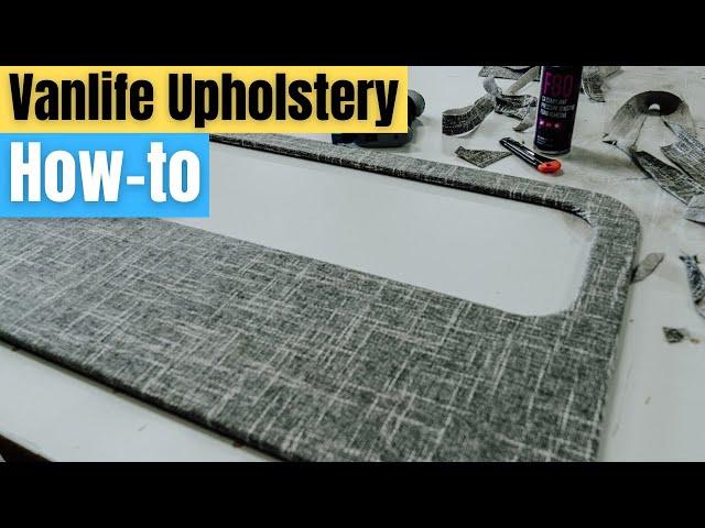 How to upholster van wall panels  | Serg Supply