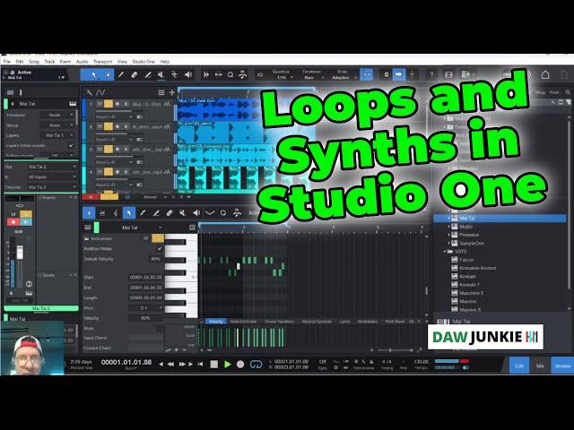 Loops and Synths in Studio One 6 - Using Presonus Sphere