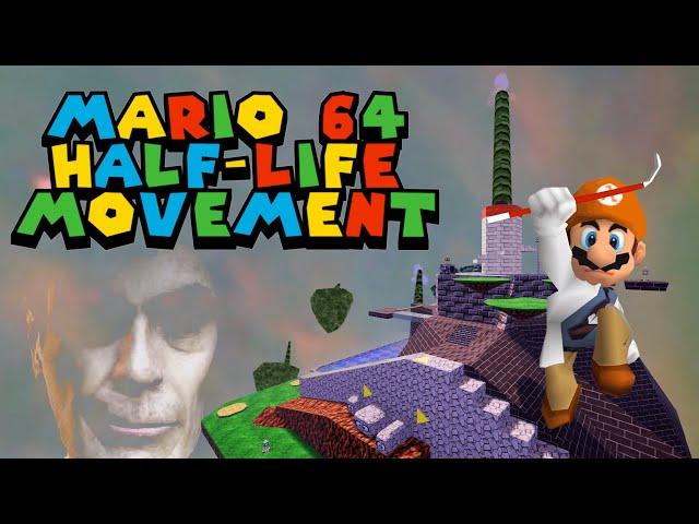 Super Mario 64 with Half-Life Movement 70 Star Speedrun 30:38