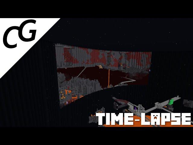 Minecraft Timelapse | Nether Hub Wall | LucidSMP