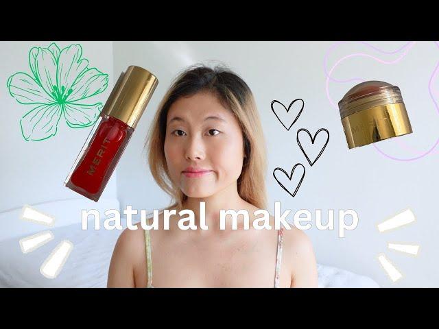 "no makeup" makeup look essentials  grwm tutorial easy for beginners