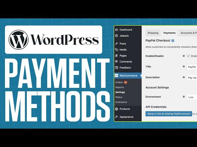 How To Add Payment Methods in Wordpress 2024 (Step by Step)