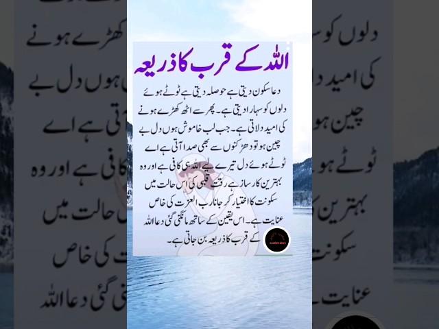 Duaen Sakoon Deti Hein|Allah Pak| Islamic Quotes |Urdu Quotes |saadia's diary #shorts #dua #youtube