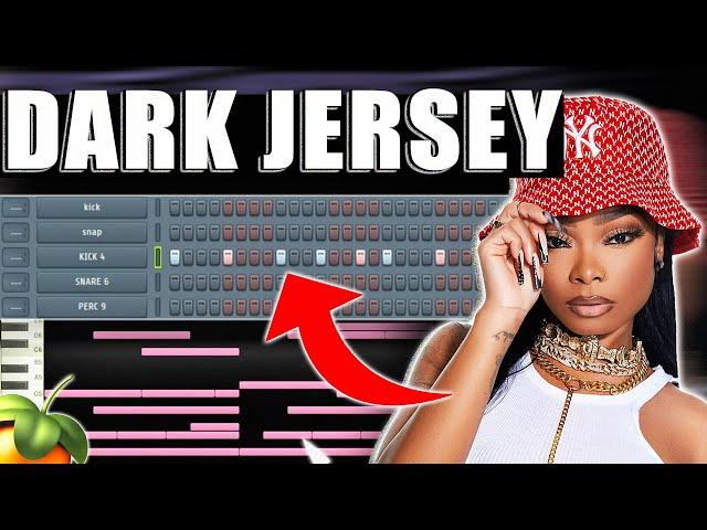 HOW TO MAKE DARK JERSEY CLUB BEATS FOR ICE SPICE | FL STUDIO JERSEY TUTORIAL 2023