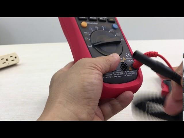 TECPEL, how to use a clamp transmitter with a digital multimeter?