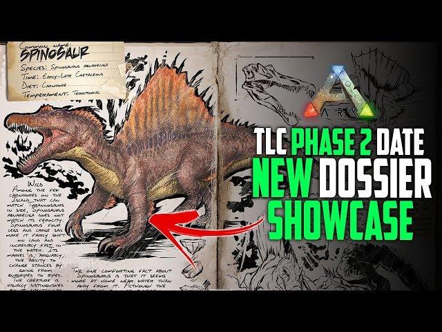 ARK DINO TLC PHASE 2 Update Tomorrow! NEW TLC Dossier Showcase! Ark Survival Evolved Update