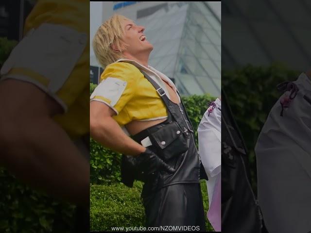 Tidus & Yuna laugh Final Fantasy X #shorts  #cosplay