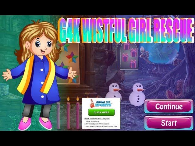 G4K Wistful Girl Rescue Walkthrough [Games4King]