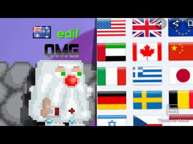 How to change flag in growtopia? 100% works | Growtopia by edif gaming