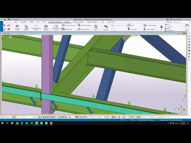 Tekla Structures - the Contextual Toolbar