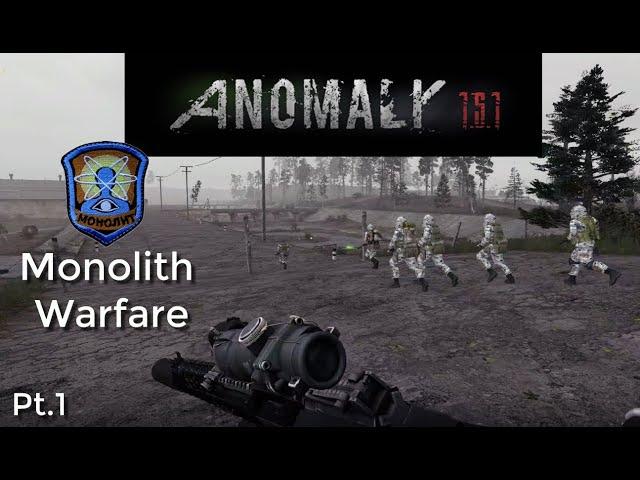 STALKER Anomaly Monolith Warfare - New adventure w/ Provaks & Warfare A-Life overhauls!! (#1)