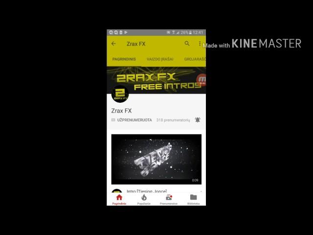 Dėkui Zrax FX už intro