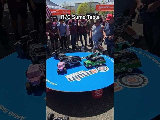 R/C Sumo Table PT2 #rccars #rcbashing #rccrawler #rcsumo #hobby  #rchobbies #amainhobbies
