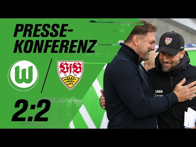 RE-LIVE  | Pressekonferenz mit Hasenhüttl und Gästecoach Hoeneß nach Wolfsburg - Stuttgart | BuLi