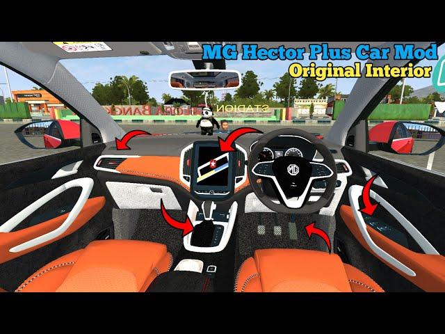 MG Hector Plus Original Interior Mod In Bussid|| Revolz Modding