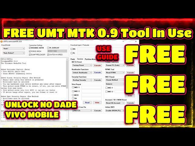 FREE UMT Tool MTK In Use | UMT MTK TOOL Installation | UMT Use In Hindi | UMT DONGLE FREE | UMT PRO