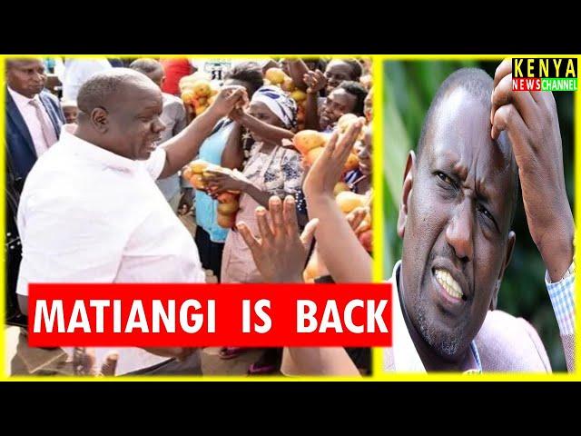 Matiang'i spotted in Kitui with Hustlers & Mama Mboga - Ruto Camp in Panic