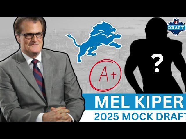 NFL Draft EXPERT Mel Kiper Reveals Lions' Shocking #28 Pick!