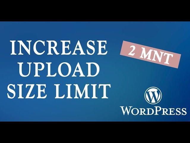 Upload Max. Filesize (256M) | Max. Post Size (256M) | Plugin installation failed | Demo data upload