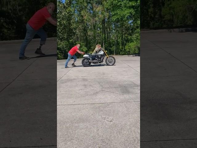 a classic Harley moment