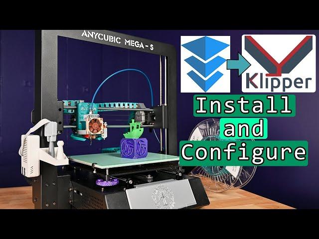 3D Printer Klipper Install Tutorial | Anycubic Mega S with FluiddPi