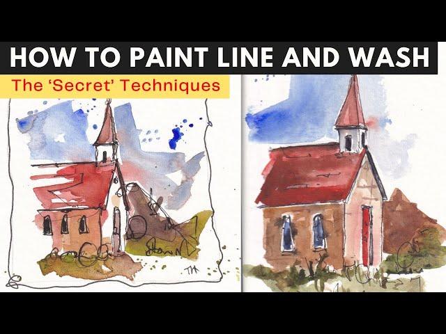 How to Paint Line and Wash - A Really Easy Guide