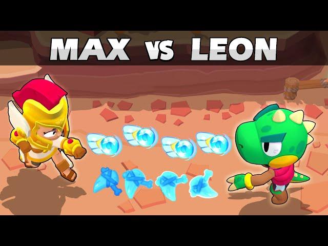 MAX Hermes  Dino LEON | 1vs1 | Brawl Stars