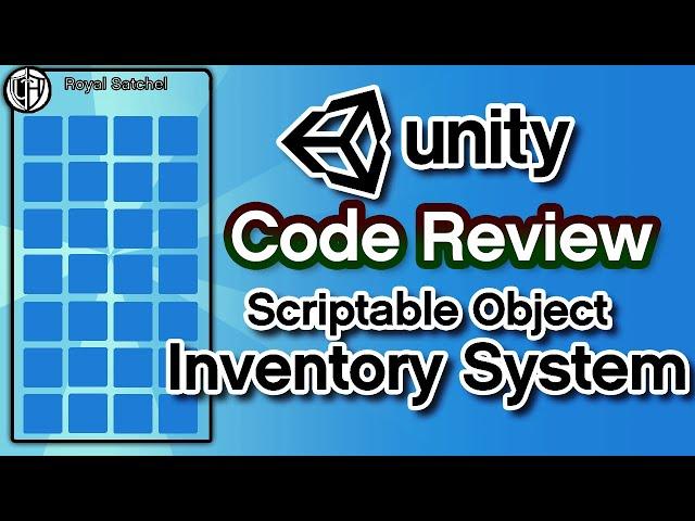 Unity3D  Code Review | Scriptable Object Inventory System | Part 7