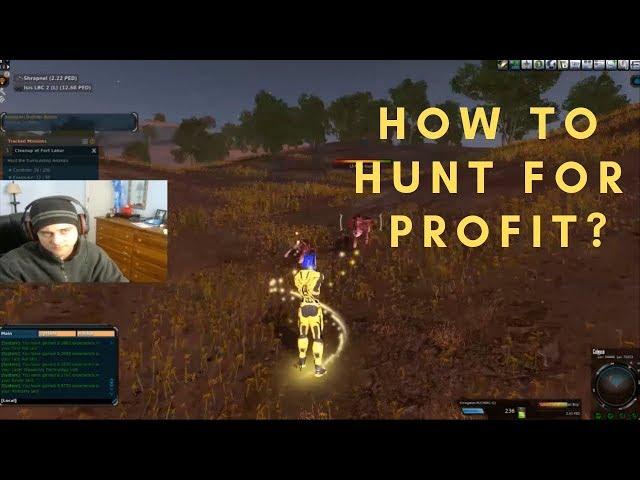 Entropia Universe: How to Hunt For Profit | My First Hunting Global in Entropia Universe!!!