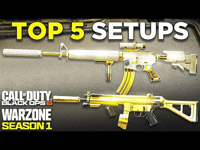 TOP 5 *META* WEAPONS TO LEVEL UP IN BLACK OPS 6 FOR WARZONE INTEGRATION! (BO6 Best Class Setups)