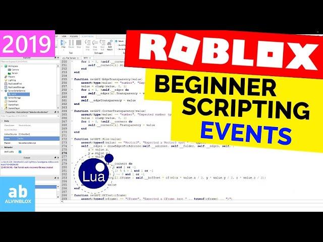 Events - Beginner Roblox Scripting #10 - [Long Edition]