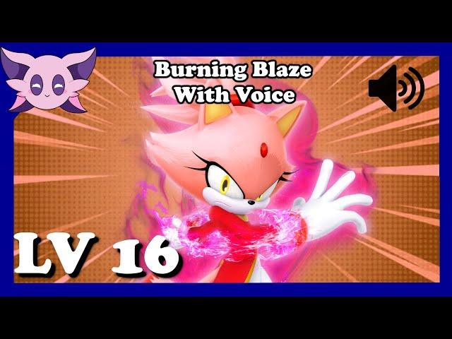 SFSB: Lv 16 Burning Blaze With Voice