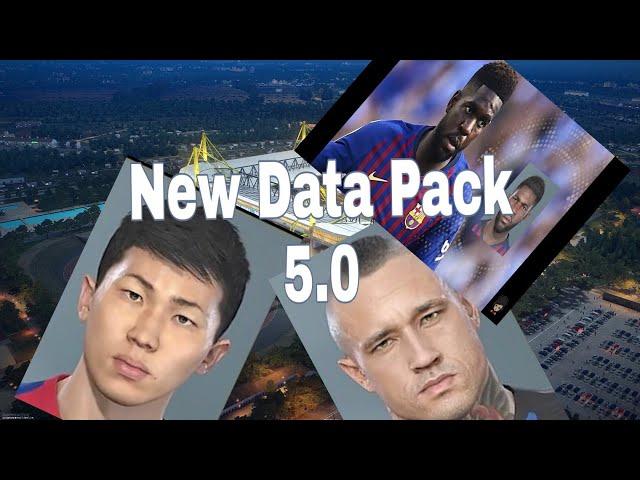 New Data Pack 5.0 - PES 19 Mobile | Update Players Face