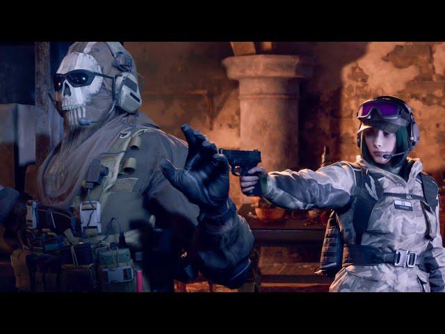 Ghost & Ela Bosak in Resident Evil 4 Remake