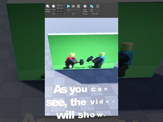 How to use Videos in Roblox Studio