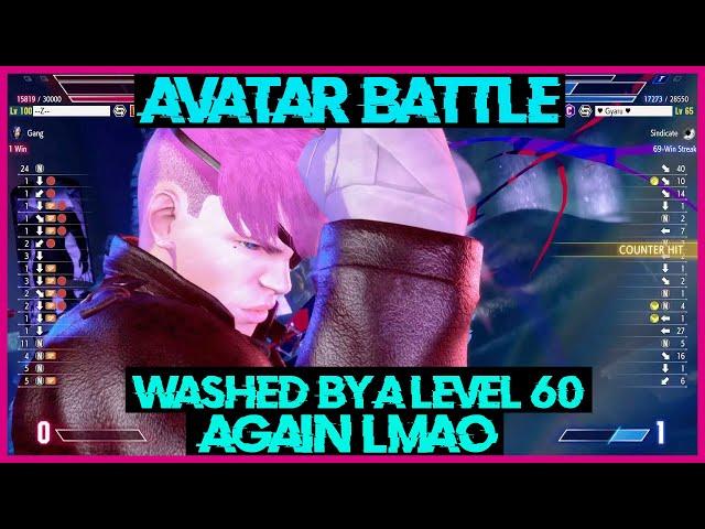 [SF6 Avatar Battle] --Z-- (Zevos) gets washed by a Level 60... again