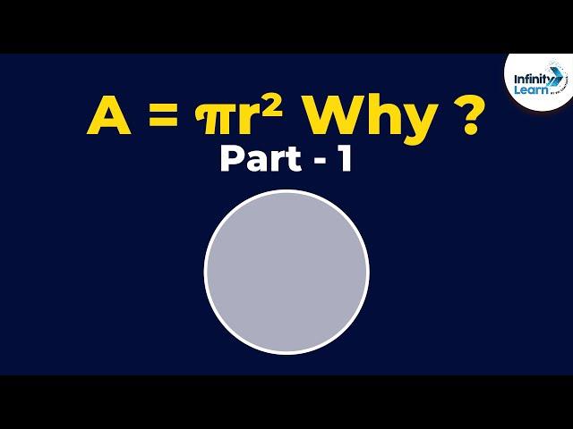 Area = πr²  Why? Part 1| Fun Math | Don't Memorise