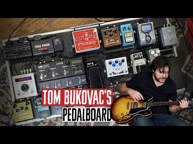 Tom Bukovac's Studio Pedalboard