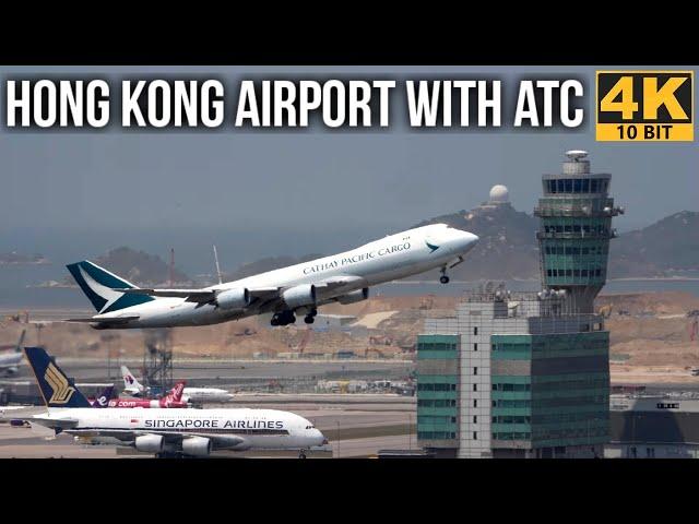 Best Plane Spotting at Hong Kong Airport with ATC