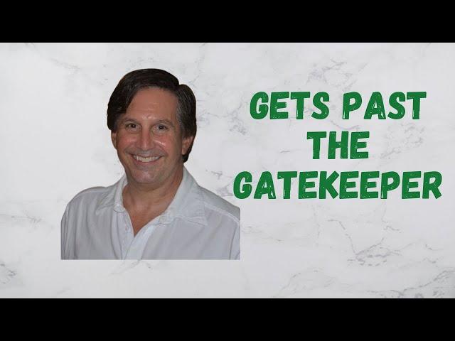 How To Get Past The Gatekeeper | Sales Training